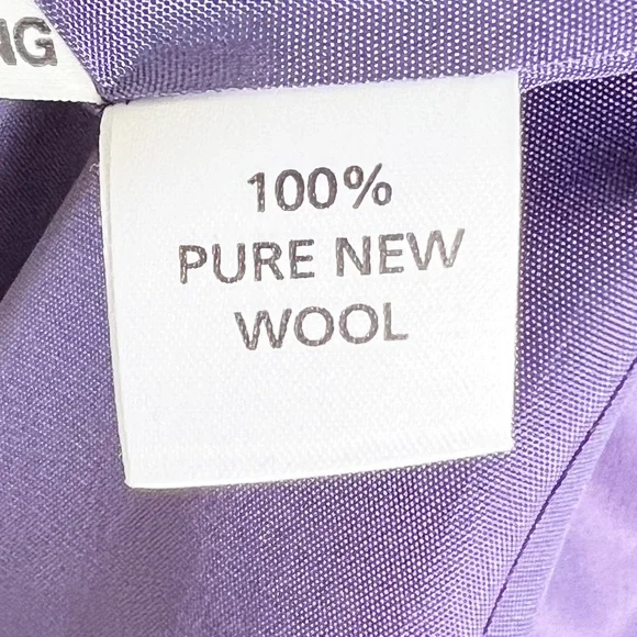 Vintage Avoca Made in Ireland Purple & Green Checked Wool Jacket Size S - Picture 11 of 11